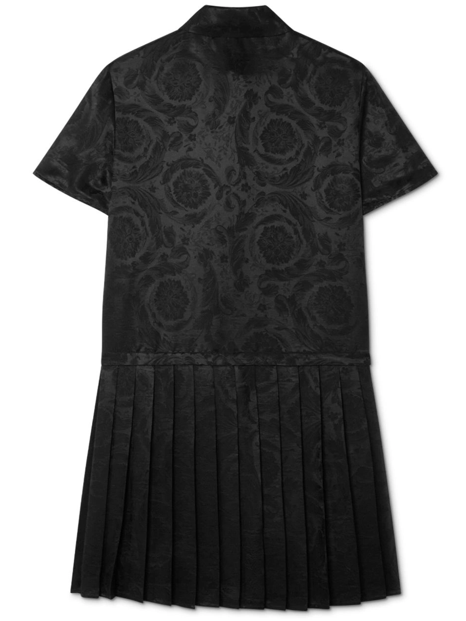 Cheap Barocco mini Versace pleated Lavallire dress Women 0809
